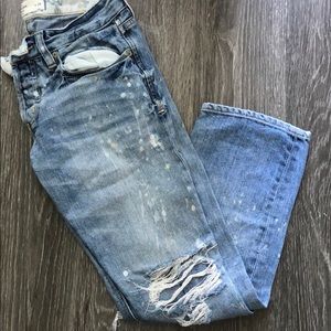 Cropped Boyfriend Jeans